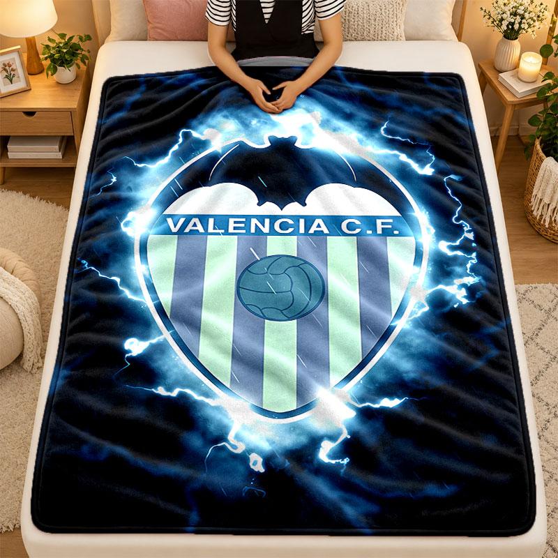 Flannel BlanketValencia CF Warm Soft Throw Blanket for Indoor Sofa Bed Living Room Use