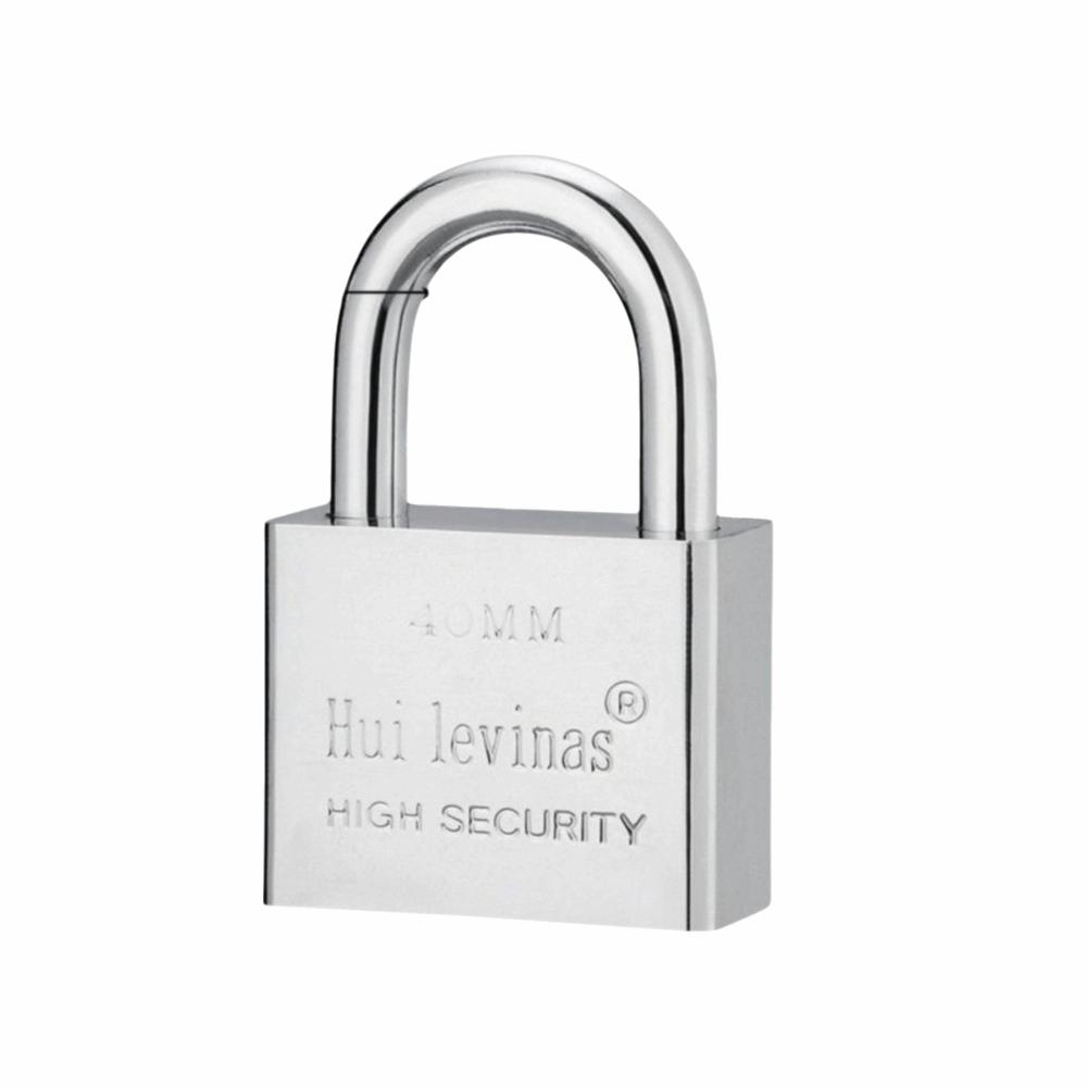 Waterproof Stainless Steel Padlock Small Lock Head Anti-theft Lock Household Lock  Door Lock