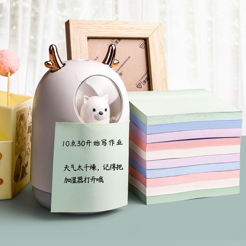 Morandi Color Strong Adhesive Sticky Notes For Student Hand Account Memo