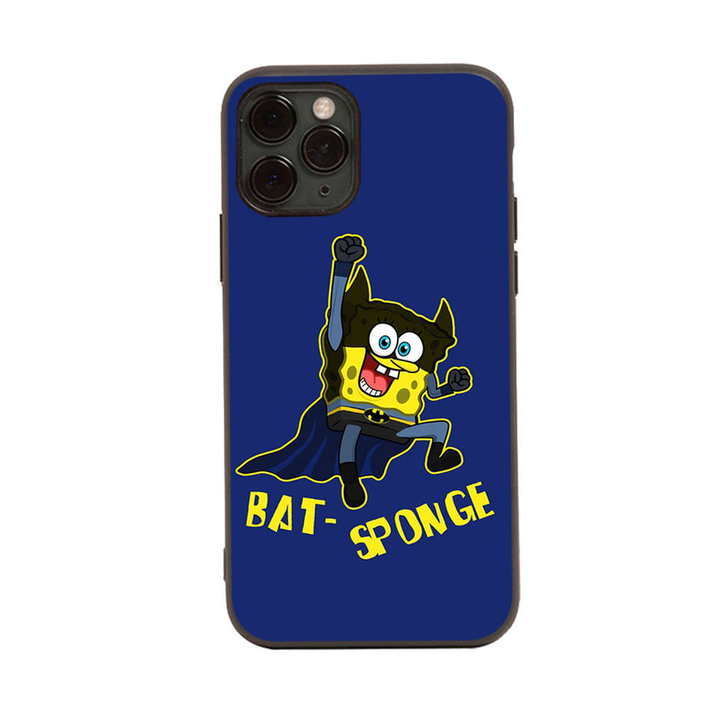 Case for Xiaomi Poco X6 X4 M5 M6 F5 F6 C65 C55 C50 C51 C40 Redmi Note 7 8 14C A3X 13C 12C 11 10A 9C Pro Black Sofe Cover SI44 SpongeBob Cartoon