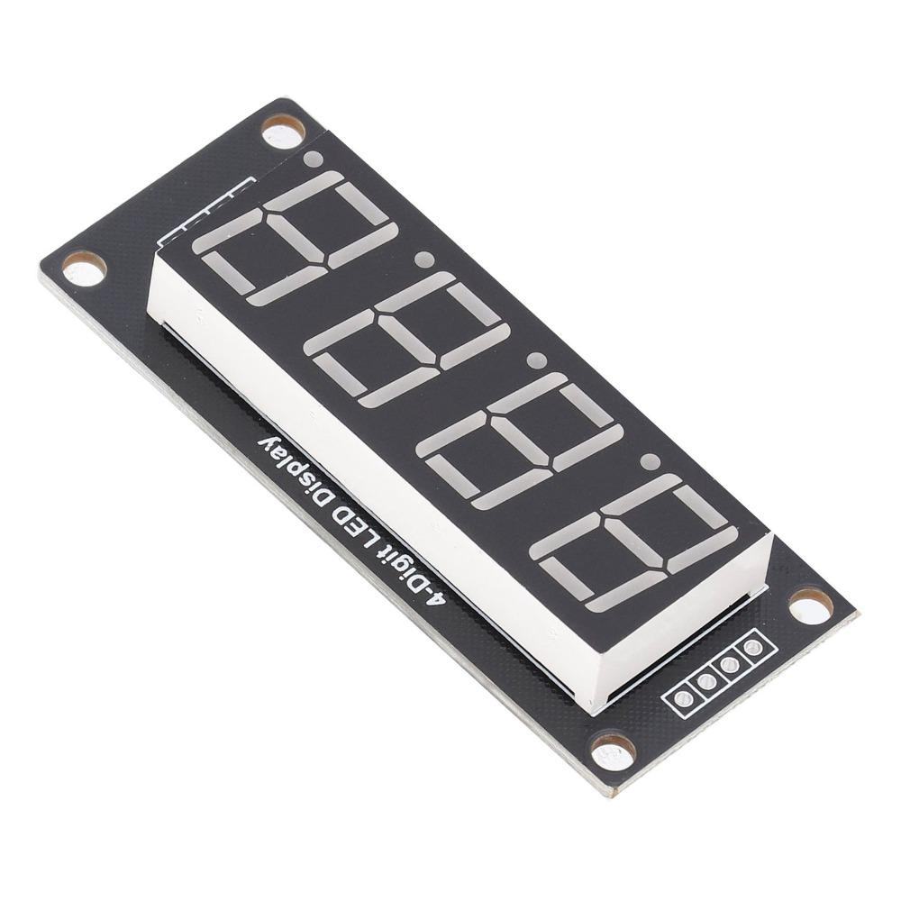 4Pcs 0.56 Inch Digital Tube LED Display 4 Bits 7 Segments PCB Clock Module Clock Projects