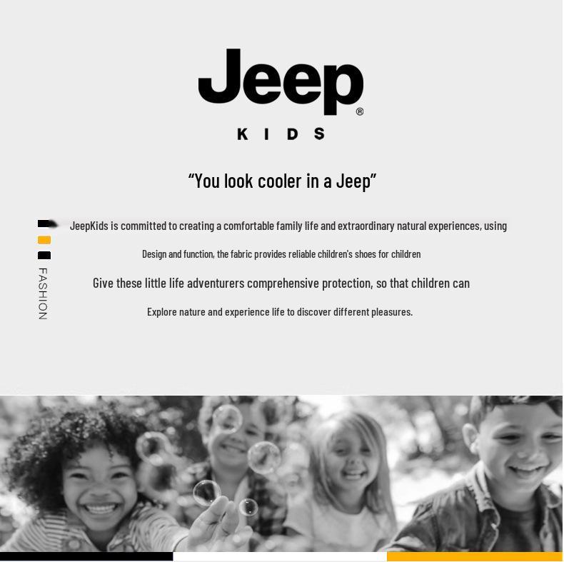 Jeep Kids' Waterproof Hiking & Running Shoes - Non-slip, Autumn Collection