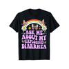 Funny Diarrhea Joke T-Shirt - Bold "Ask Me About My Explosive Diarrhea" Print with Colorful Butterflies & Rainbow - Comfort Fit Short Sleeve Round