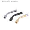 1Pcs 45 90 135 Degree Angle Bent Valve Adaptor Tyre Tube Valve Extension Adapter for Motorcycle Truck Car Moto Bike