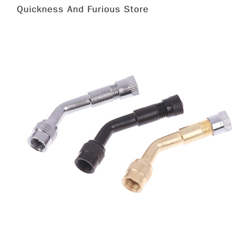 1Pcs 45 90 135 Degree Angle Bent Valve Adaptor Tyre Tube Valve Extension Adapter for Motorcycle Truck Car Moto Bike