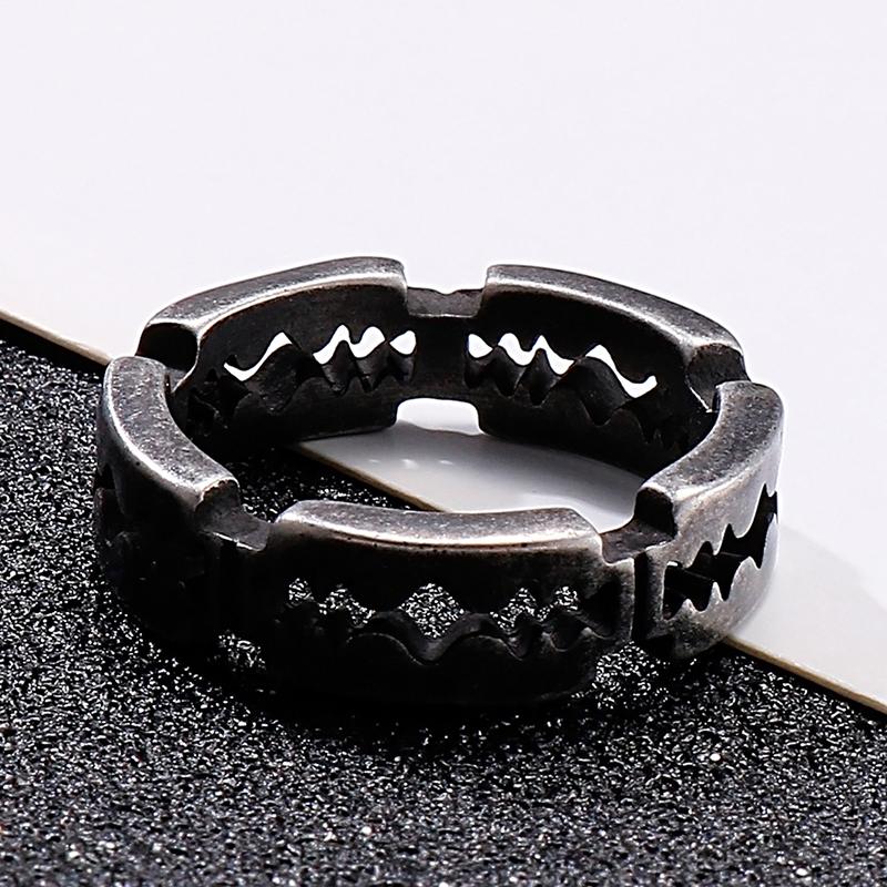 Мужское кольцо в стиле лезвия, тренд 2022, однотонные кольца на палец из нержавеющей стали, мужские ювелирные изделия, рождественские подарки для него