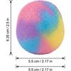 Stress Cube Sugar Fidget Toys Squishy Stress Balls for Adults, Gummy Cube Sensory Calming Toys Slow Rising for Relaxation,