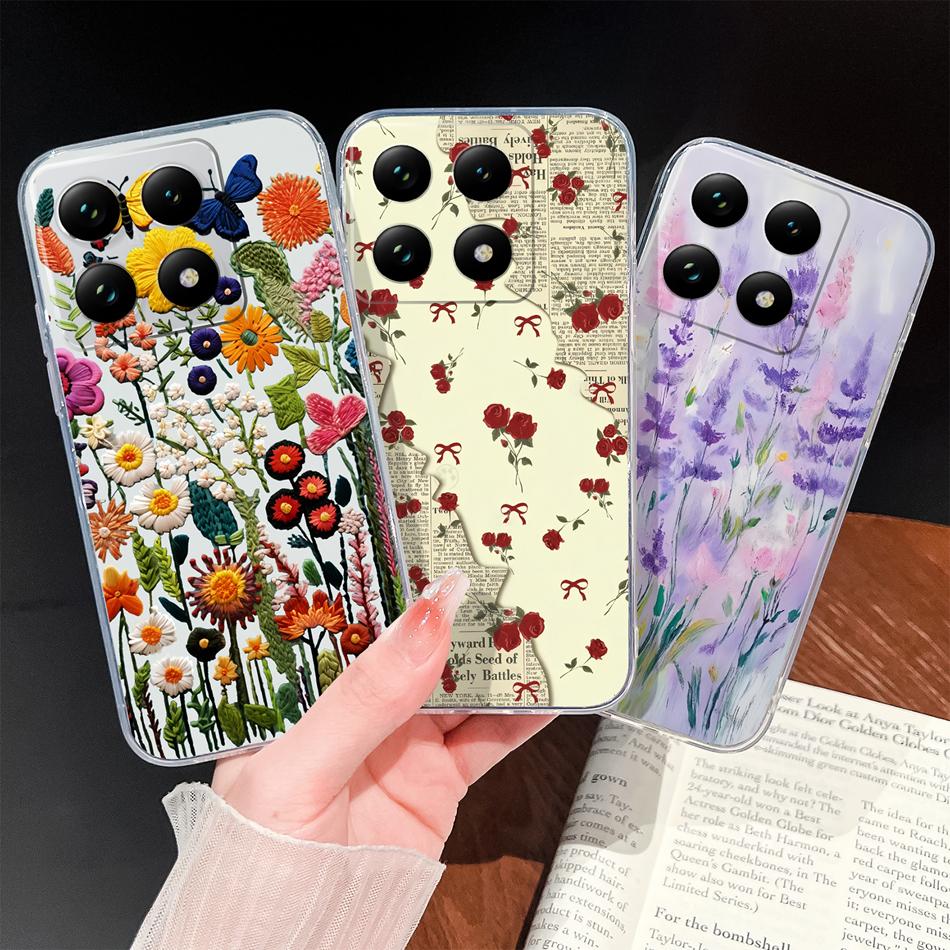 For Xiaomi 15T 14T Pro Phone Case Lovely Fish Patterns Soft TPU Clear Silicone Bumper For Xiaomi 15TPro 14 T Lightweight Funda