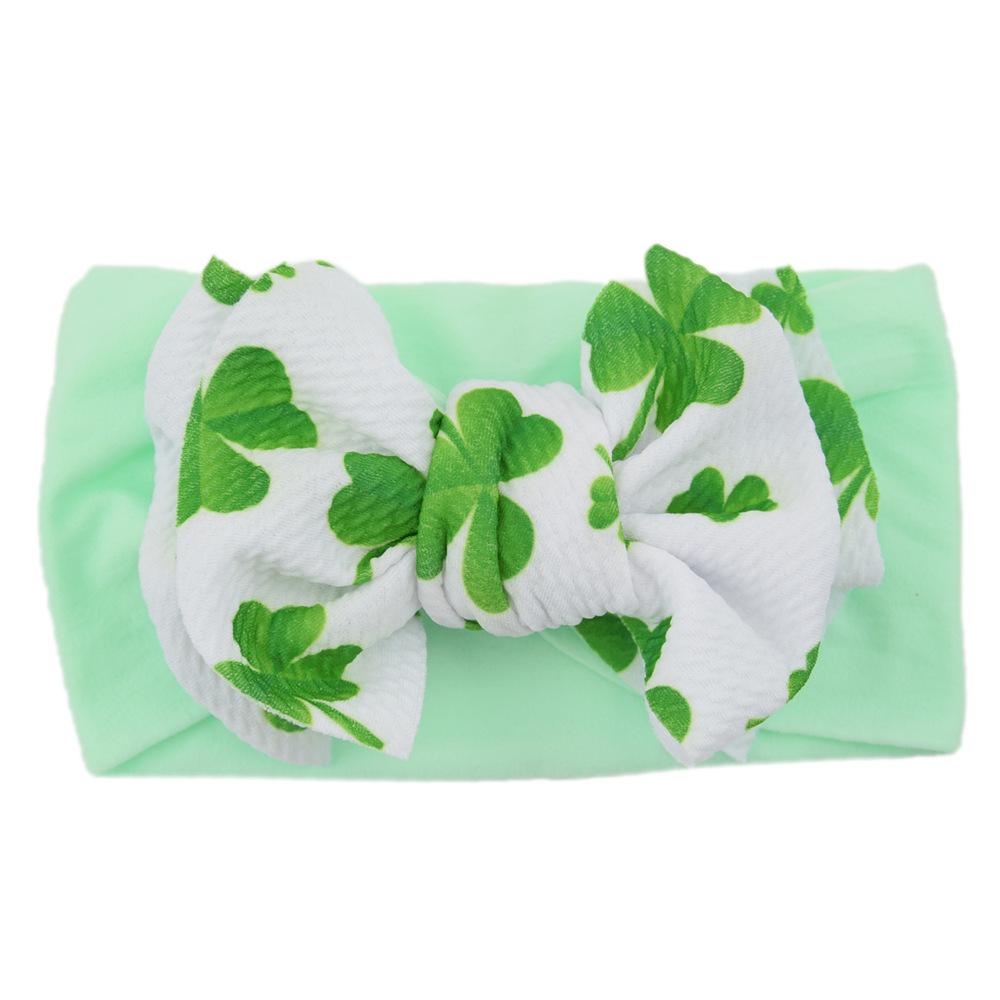 Детская нейлоновая повязка на голову с большим бантом, мягкие эластичные аксессуары для волос, детские головные уборы, детские чулки, повязка на голову