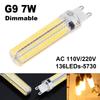 G9 LED Lamp 3W 6W 7W Dimmable Bulb 220V 136LEDs SMD5730 360° LED Light Replace Hal-ogen Lamp