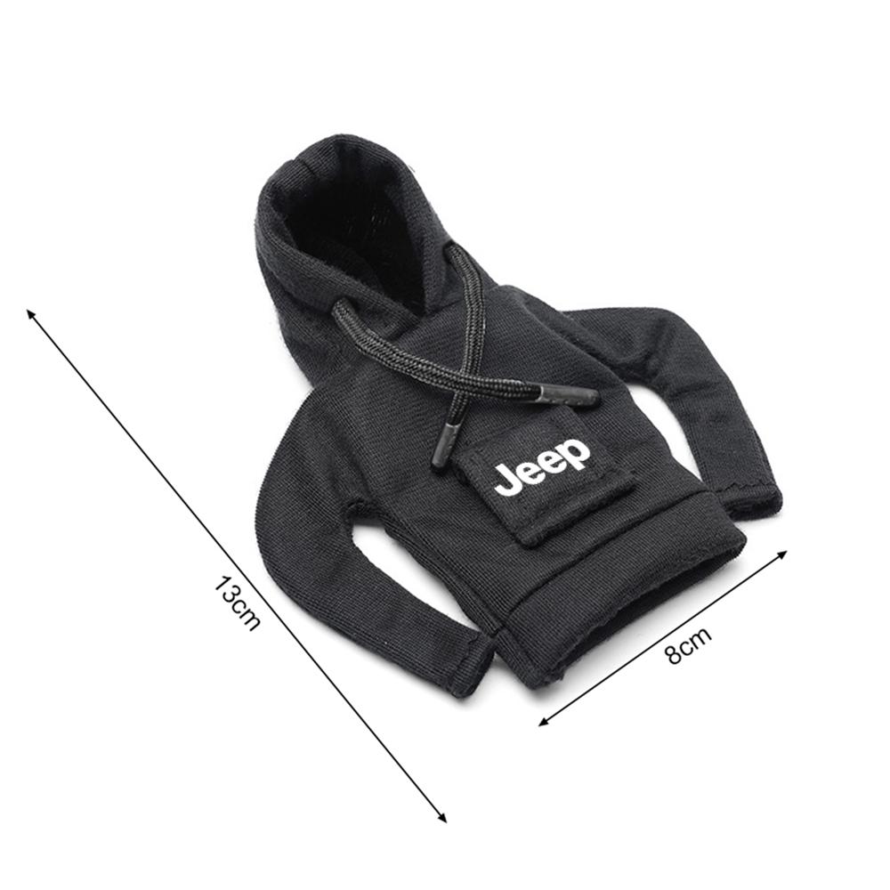 Hoodie Car Gear Shift Knob Cover Manual Handle Change Lever Cover For Jeep Renegade Compass Wrangler jk Grand Cherokee Rubicon AKV1