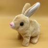 Electronic Plush Rabbit Toy Robot Bunny Walking Jumping Running Animal Shake Ear