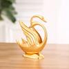 Elegant Golden Swan Napkin Holder Handmade Metal Napkin Organizer European Tissue Stand  Bedroom