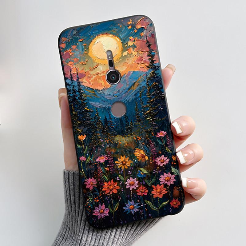 Чехол для sony Xperia XZ2 XZ3 Черный Силиконовый Мягкий ТПУ Чехол для Телефона sony XZ2 XZ3 Роскошный Милый Любовь Кролик Забавный Защитный Задний Чехол
