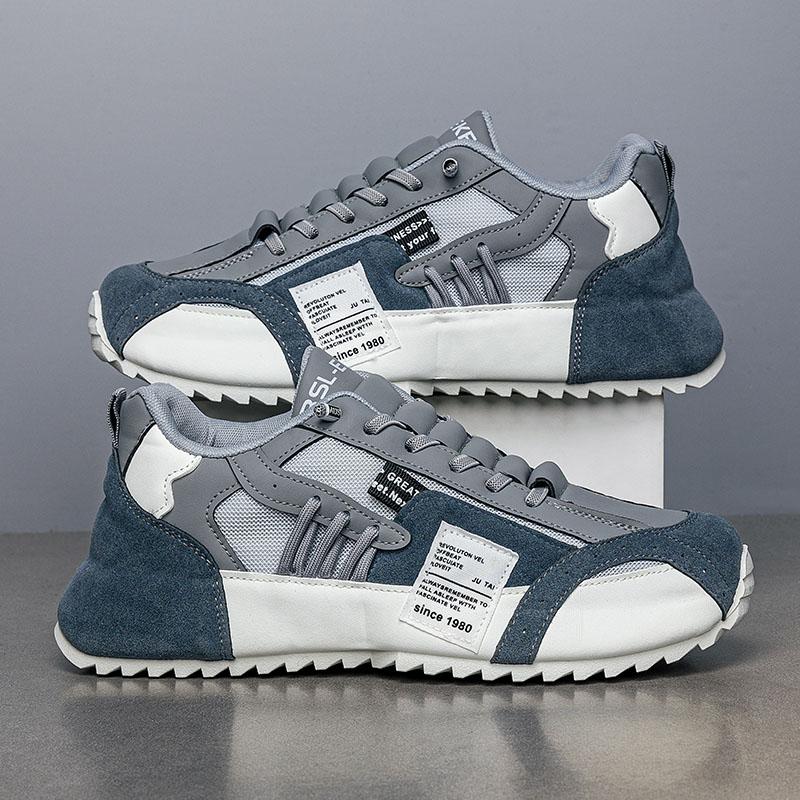 Trend Men’s Sneakers British Style Shoes For Men Platform Running Sport Sneakers Male Street Style Vulcanized Shoes Man