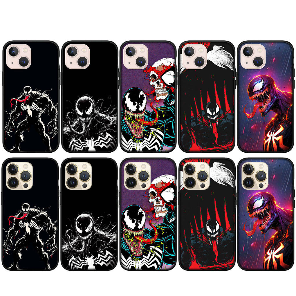 For iPhone 16 15 Xiaomi Redmi Note 13 12 11 Pro Max X 9 14 Plus XR Samsung Galaxy A15 S24 S23 Huawei OPPO Venom Super Hero Marvel Phone Case