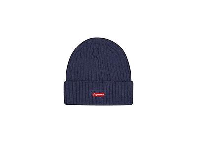 Supreme Перекрашенная шапка-бини темно-синяя (25СС)