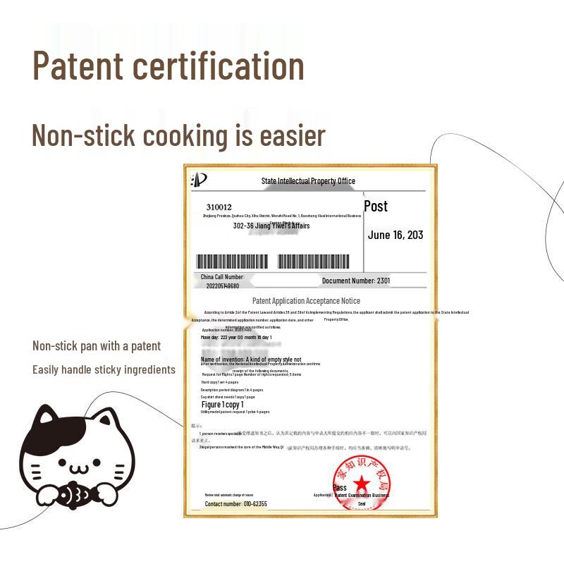 COOKER KING 20cm Meow Meow Small Iron Wok