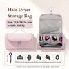 1/2Pcs Hideable Hook Hair Dryer Case Waterproof Large Capacity Travel Storage Bag for Hair Tools Curling Iron Non Slip Pouch