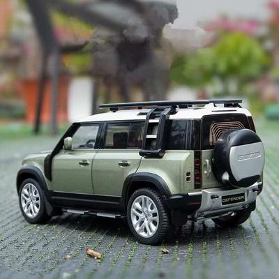 1/18 Land Rover Range Rover SUV Модель легкосплавного автомобиля с рулевым управлением спереди, многофункциональная модель внедорожника со звуком и светом, детская игрушка в подарок