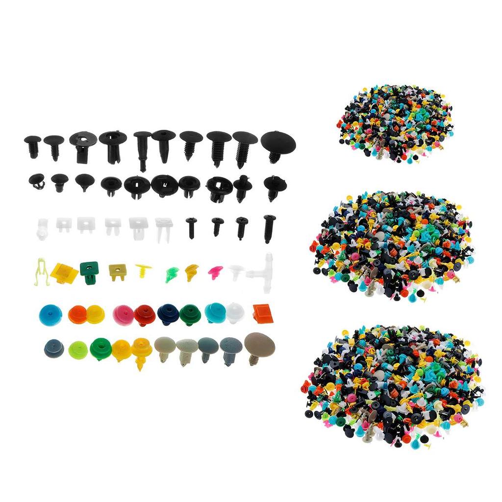 Автоматические зажимы для крепления заклепок, фиксатор, нажимная крышка двигателя 500/800/1000 шт. для бампера автомобиля, крыла, двери, отделки панели