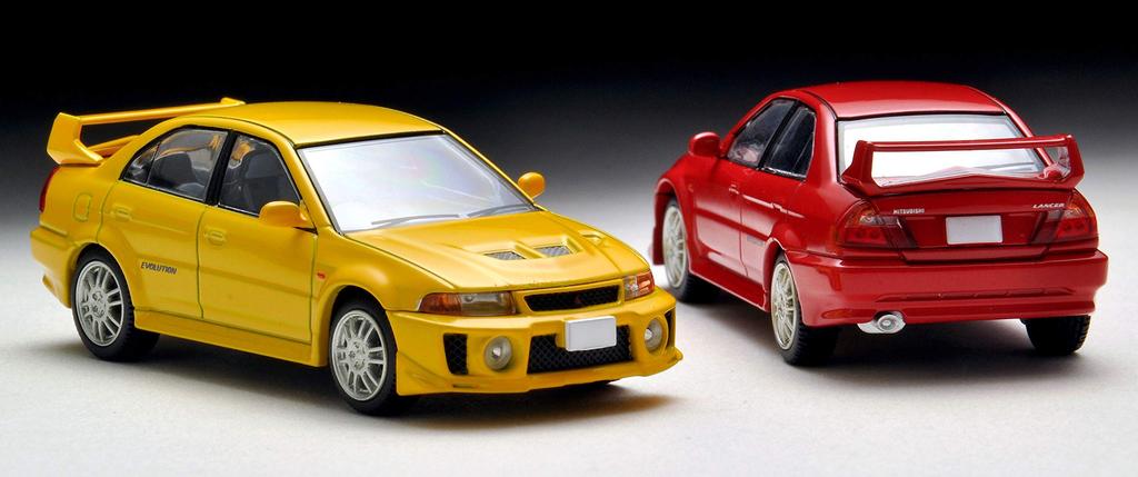 Tomica Limited Vintage Neo Mitsubishi Lancer GSR Evolution V Красный Готовый продукт 1/64 LV-N187b