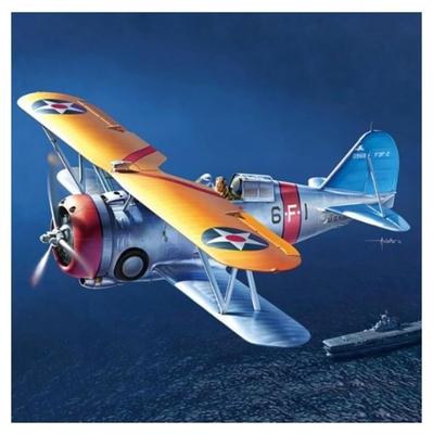 Academy 1/48 F3F-2 Летающая бочка VF-6 Fighting Six Пластиковая модель 12326