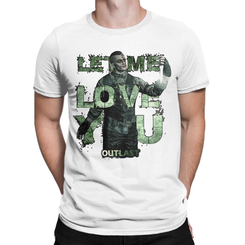 Outlast Eddie Gluskin Unisex T Shirts Casual Tee Shirt Short Sleeve Round Collar Tshirts Pure Cotton Gift Idea Tops