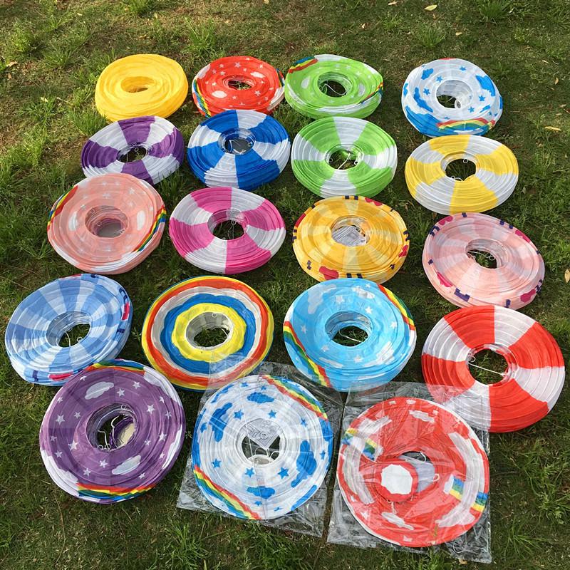 1 шт Санта-Клаус олень воздушный шар 12 дюймов бумажный фонарь абажур DIY поделки потолочные подвесные рождественские украшения праздничные принадлежности