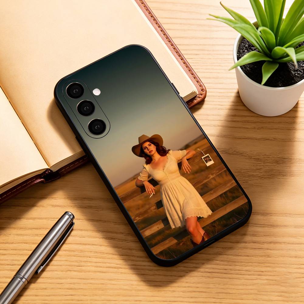 Чехол для телефона L-Lana Del R-Rey Черный Силиконовый Мягкий Для Samsung Galaxy A73,A72,A71,A70,A53,A52,A51