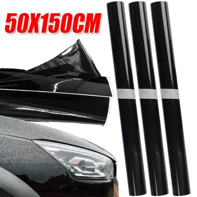 Автомобильная глянцевая виниловая пленка для обтяжки Авто Мотоцикл Стайлинг кузова Наклейки Черный Яркий цвет Наклейка Декоративные наклейки Внешние аксессуары
