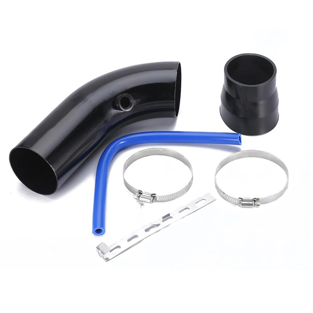 Universal 3inch 76mm Air Intake Pipe Cold Air Inlet Duct Tube Kits Aluminum Car Cold Air-Intake System Turbo Induction Pipe Tube