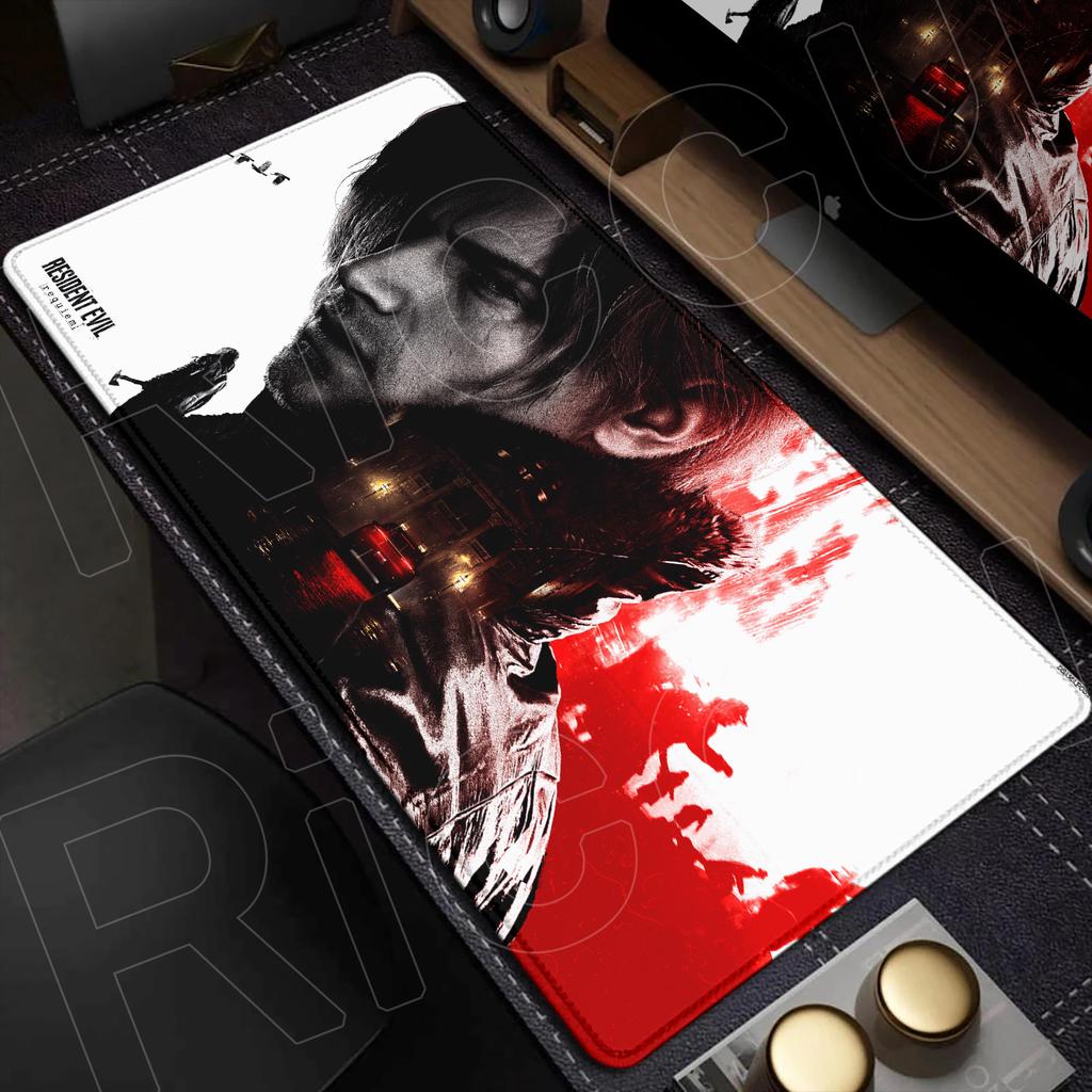 HD XXL Resident Evil Requiem Mouse Pad Expand Desk Mat Large Nonslip Antifray Keyboard Ergonomic Office Rubber PC Accessories