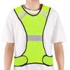 Светоотражающий жилет безопасности для улицы со светодиодной подсветкой, высокая видимость для бега в ночное время, велоспорт, желтый