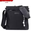 Мужская сумка кроссбоди через плечо из ткани Оксфорд - Повседневный маленький холщовый вертикальный рюкзак-мессенджер