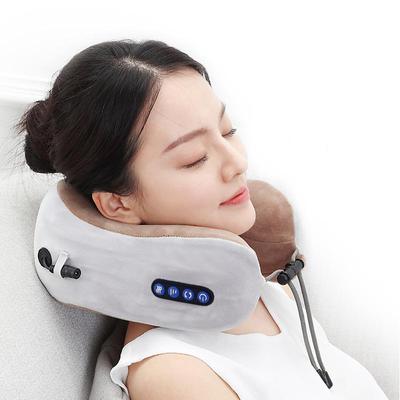 Электрический массажер для шеи U-образная подушка Многофункциональный портативный массажер для плеч и шейного отдела на открытом воздухе для дома в автомобиле расслабляющий массаж