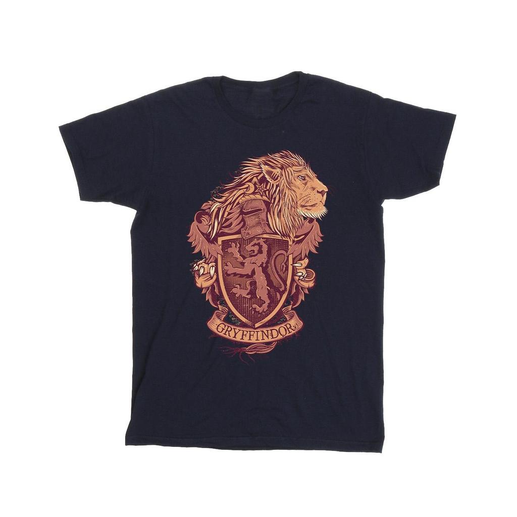 Harry Potter Mens Gryffindor Sketch Crest T-Shirt