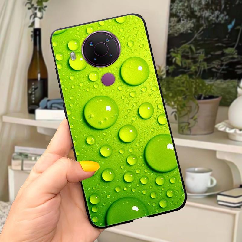For Nokia 5.4 Case Soft Black Silicone Phone Back Cover For Nokia 5.4 Case Nokia5.4 TA-1333 TA-1340 TA-1337 TA-1328 TA-1325 Cat