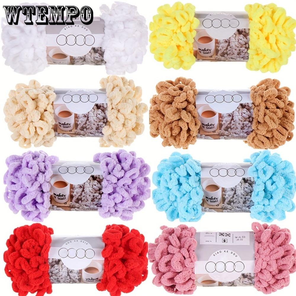 2pcs Thick Chunky Yarn Hand-Woven Bulky Yarn for DIY Crafts Scarves Cushions and Throw Pillows