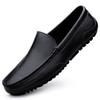 Genuine Leather Loafers Men Design Moccasin Fashion Slip On Soft Flat Casual Men Shoes Adult Male Footwear Handmade Boat Shoes