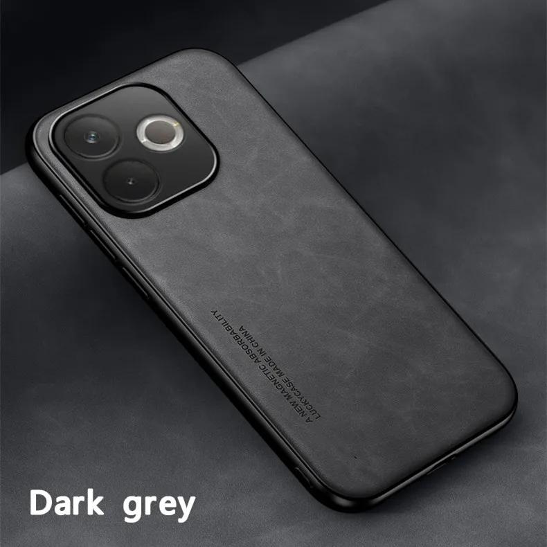 Магнитный чехол с ощущением кожи для Samsung Galaxy S25 Edge S25 Ultra S25+ Plus Защитная крышка Ударопрочный чехол Funda Capa