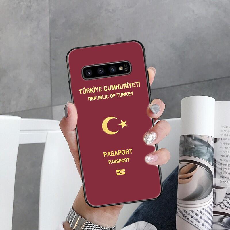 Чехол для телефона с изображением паспорта Алжира Марокко Чили Турции для Samsung Galaxy S22 S20 Ultra S20 S22 Plus S21 S10 S9 S8 Plus S10E S20 FE