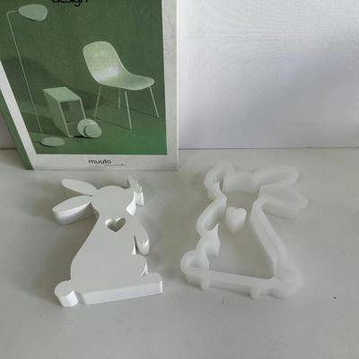 Пасхальный кролик поцелуй бабочка свеча силиконовые формы гипсовая автомобильная монтируемая благовония расширяющаяся ароматерапия гипсовая декоративная форма