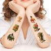 6/3/1Pcs Tung Tung Sahur Abstract Animal Tattoo Stickers Italian Brainrot Funny Temporary Tattoo Body Art Tattoo Stickers Toys