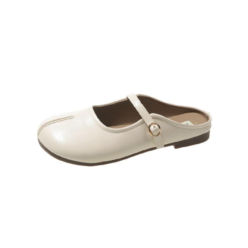 Baotou полутапочки женские туфли весна и осень ретро с юбкой прилив с подставкой для ног Mueller Shoes модная женская летняя дышащая обувь