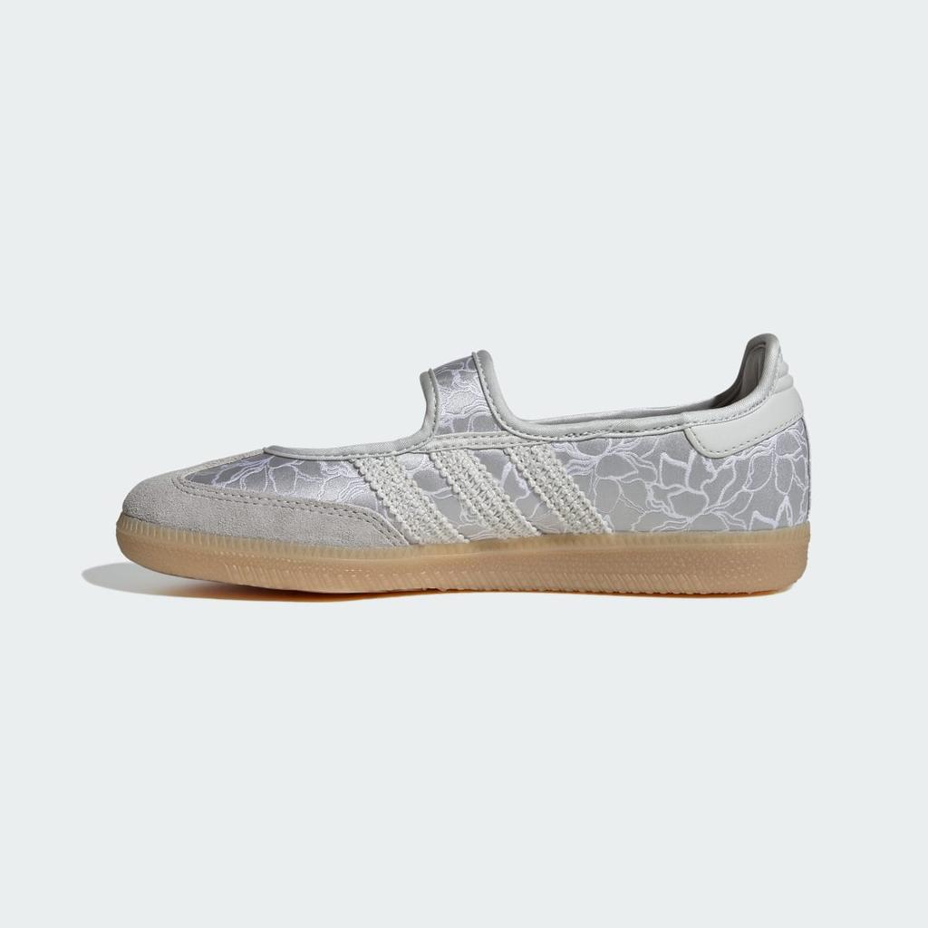adidas SAMBA JANE KK0924 Women's Originals Sneakers Silver Metallic / Grey One / Gum