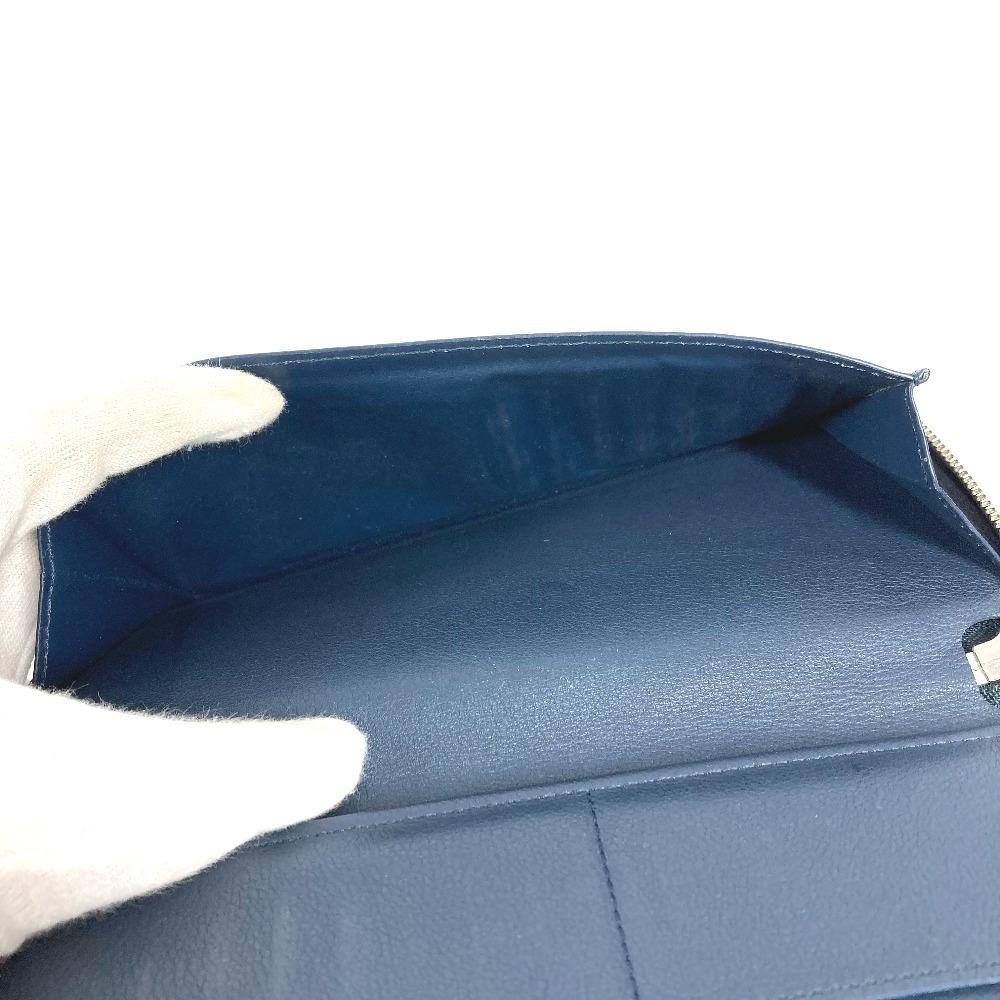 Louis Vuitton  M58823 Zippy Wallet Vertical Zip Around Long Wallet Leather Navy