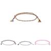 Cross-border New Arrival Minimalist Safety Buckle Four-strand Colorful Hand Rope Handcrafted Woven Red Rope Bracelet