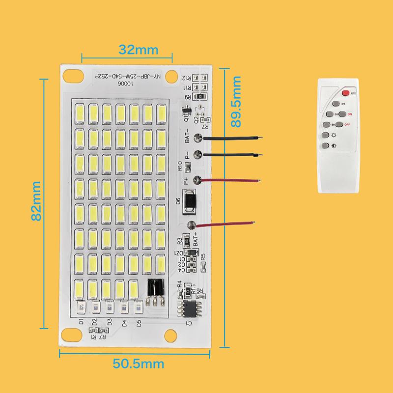 10 Вт-600 Вт Светодиодный уличный солнечный 2835 5730 Высокая яркость Шарик Проекционный свет Интегрированный источник света Световая панель