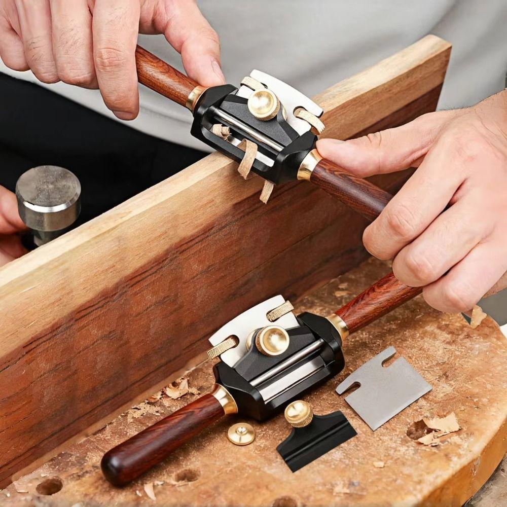 Sharp Woodworking Planer Aluminum Zinc Zinc Alloy Hand Planer Ergonomic Adjustable Planer Woodworking